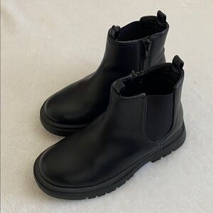 Open Edit Girls Black Ankle Boots in Size 13